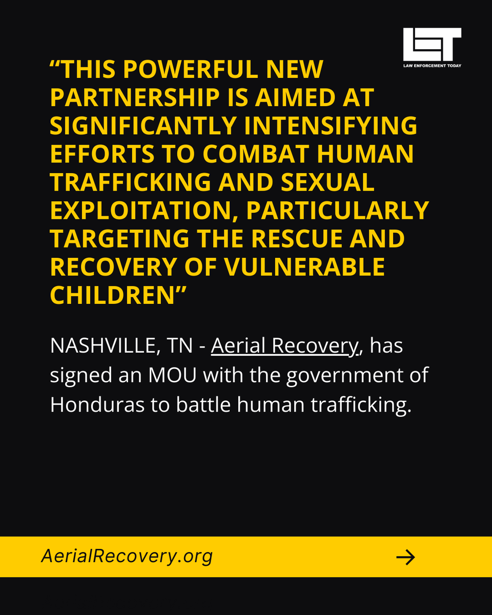 aerial_recovery's tweet photo. Aerial Recovery has signed an MOU with Honduras' Ministerio Público to intensify efforts against human trafficking and sexual exploitation, focusing on rescuing vulnerable children. https://t.co/zr6VD4aVZx.
#AerialRecovery #EndHumanTrafficking #Honduras #SaveLivesStopEvil https://t.co/r6D2Xza4uR