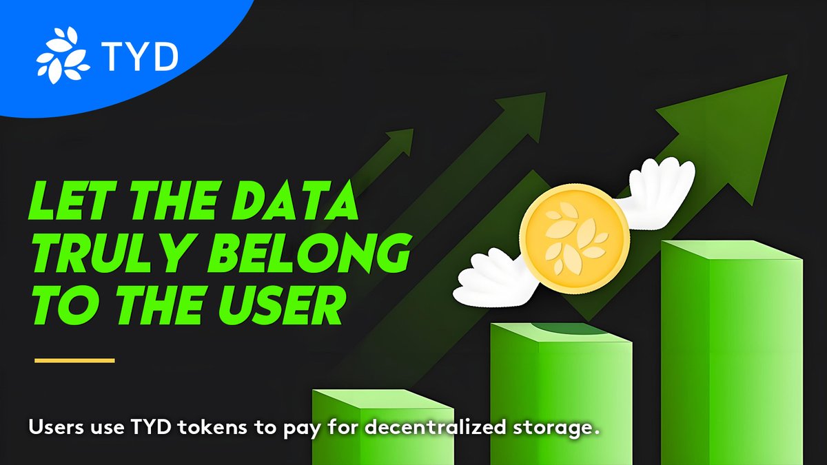 whale_publisher's tweet photo. How to use TYD tokens for decentralized storage? πΎπ
β
Pay for Web3 storage with TYD
β
Reward storage nodes to boost security
β
Ensure data integrity via blockchain
π· Image: User pays TYD for storage, system confirms and allocates space.
#DecentralizedStorage #TYDtoken https://t.co/n338gVjAPN