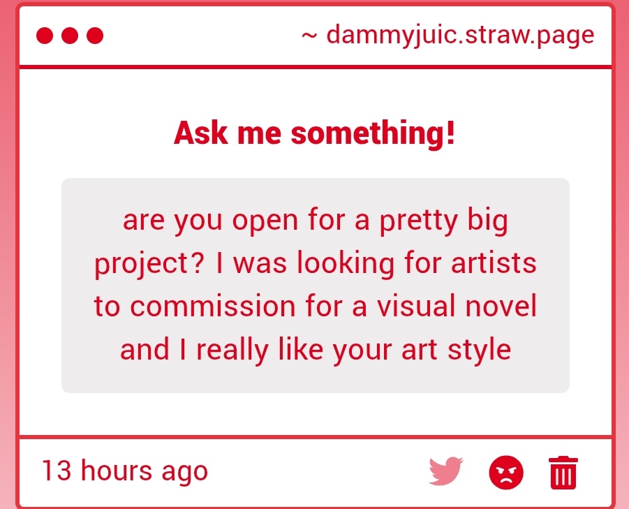 YES IM OPEN!! dm me the details 😋