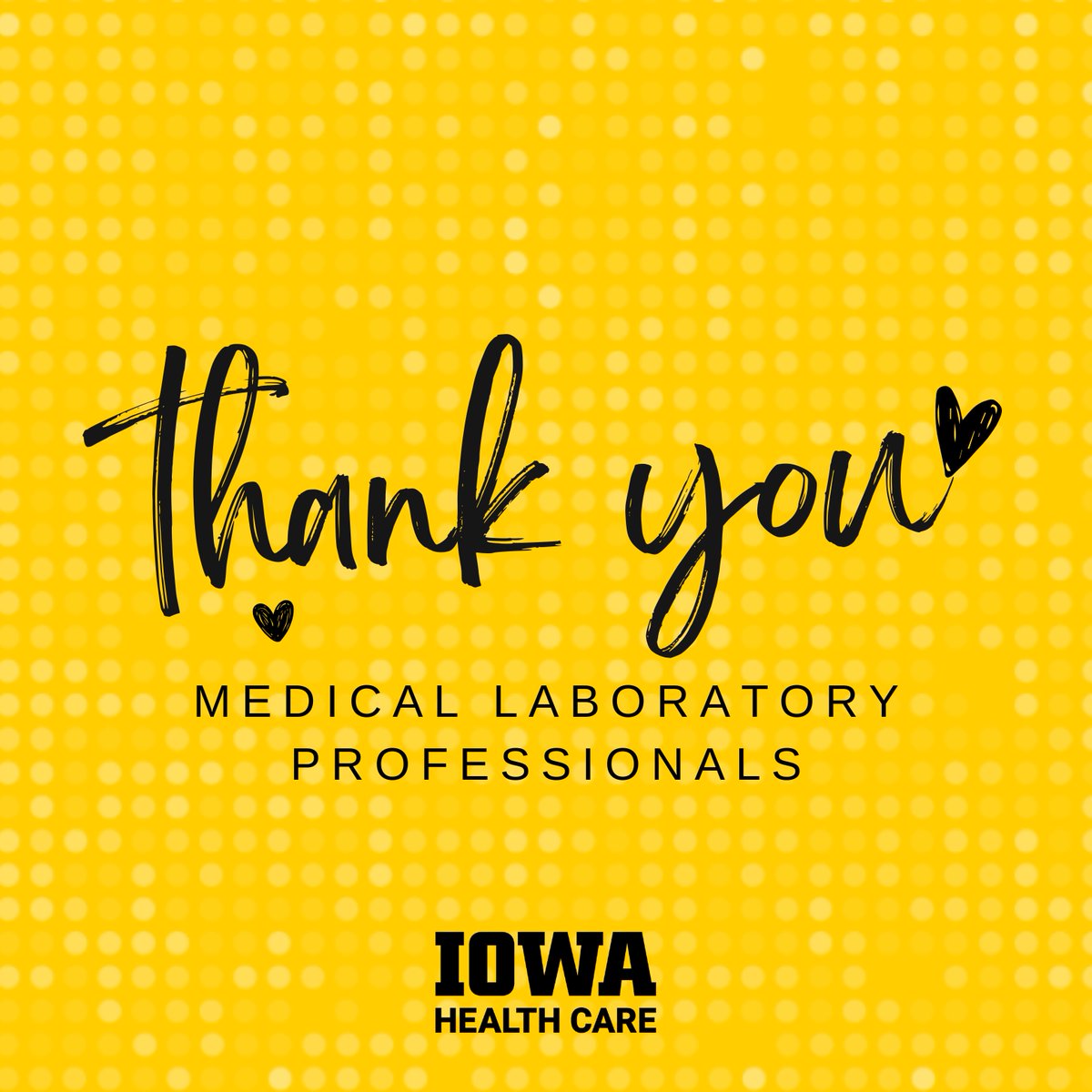 Happy Medical Laboratory Professionals Week!💉

We are so thankful for the expertise, precision, and commitment our laboratory professionals bring to their work every day. Their role is critical in diagnosing and guiding treatment.

Thank you for all you do!💛🖤