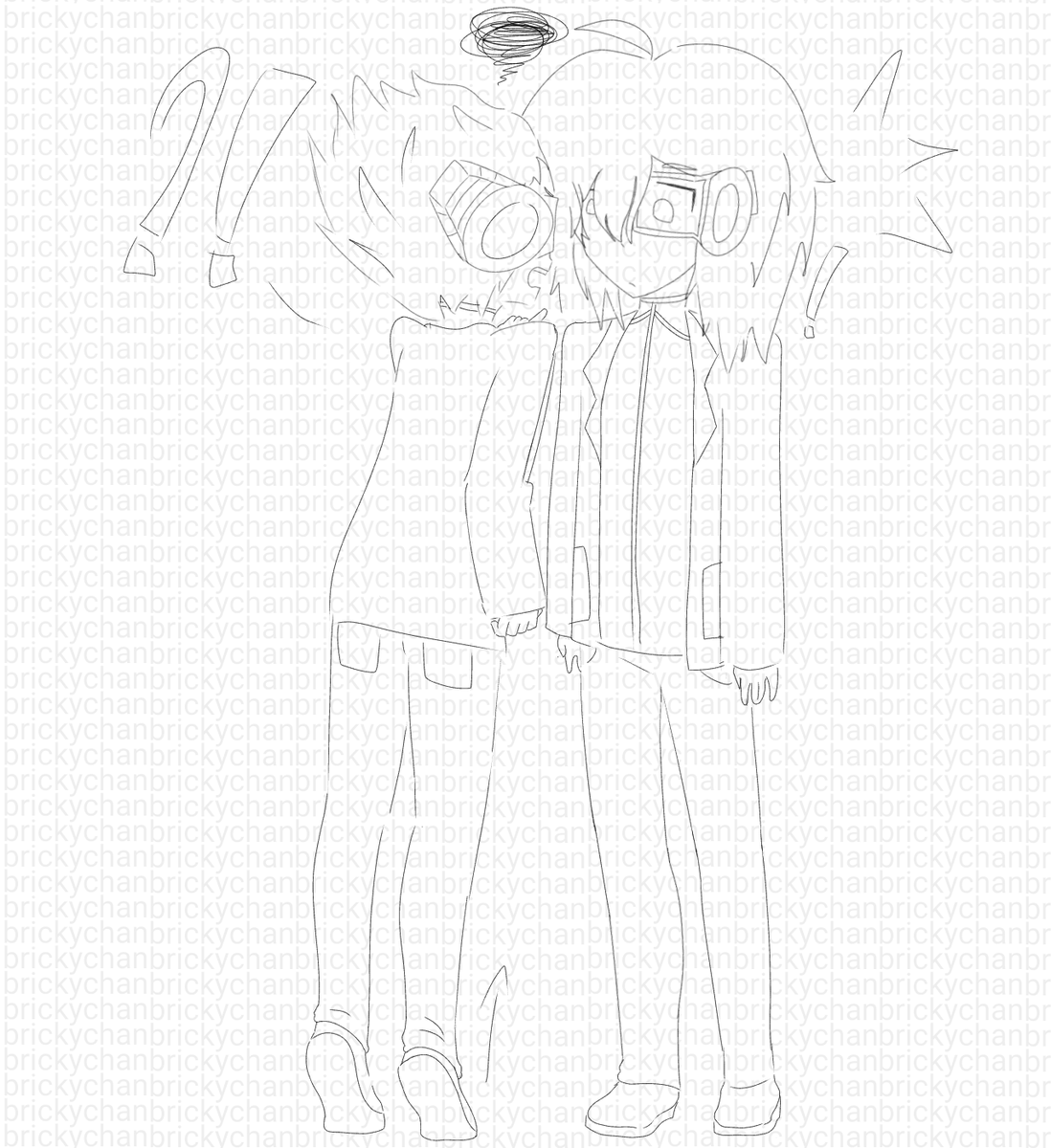 Brickychan's tweet photo. I guess the talk abt anime was SHORT lasted haha! #horoyaku #horoguramu #yakuzaishi #yanderesimulator #yansim https://t.co/bmgbtP21HA