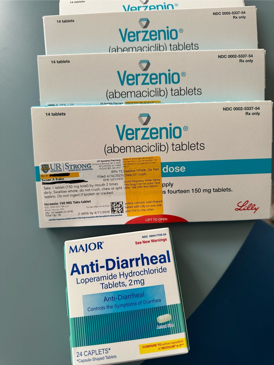 Stickit2Stage4's tweet photo. Today I started Verzenio & Anastrozole. March scans showed progression in my bones after being stable for almost 11 yrs.
Back to scans every three months.
#ThisIsMBC #BCSM #FindMeOnBluesky https://t.co/C8eYlMrJCn