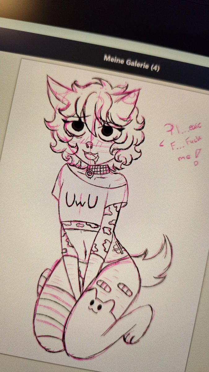 KinkyPi33's tweet image. I'm not obsessed, I'm just drawing my crush while I wait until they has time for me again 👉🏻👈🏻