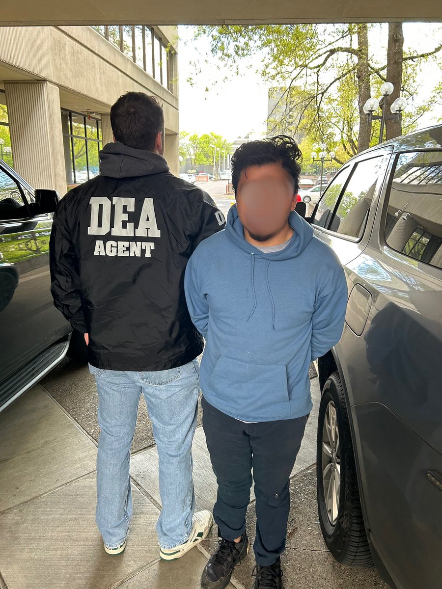 DEA assists ICE with an arrest in Eugene, Oregon.