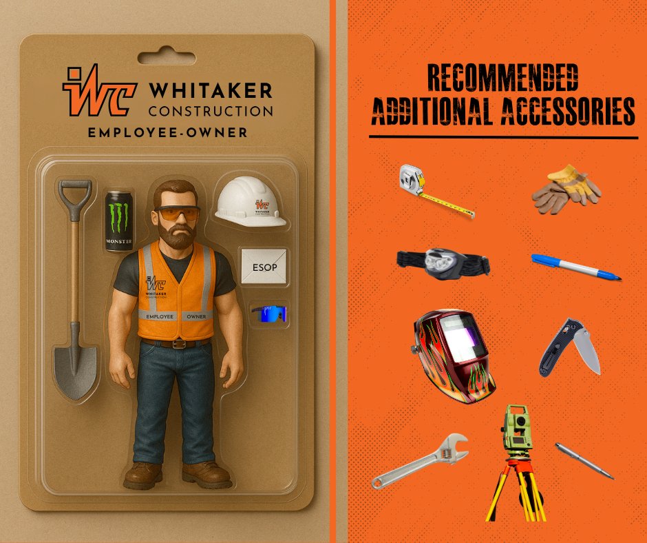 whitakerconst's tweet image. A.I. definitely did some stereotyping with this, but we had to give this trend a try!  😆 We're grateful to be an employee-owned company made up of MANY different kinds of people, and that's what makes us strong! #buildthebest