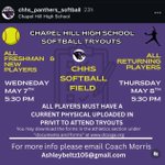 Photo by Chapel Hill High School Softball (@CHHS_sb)