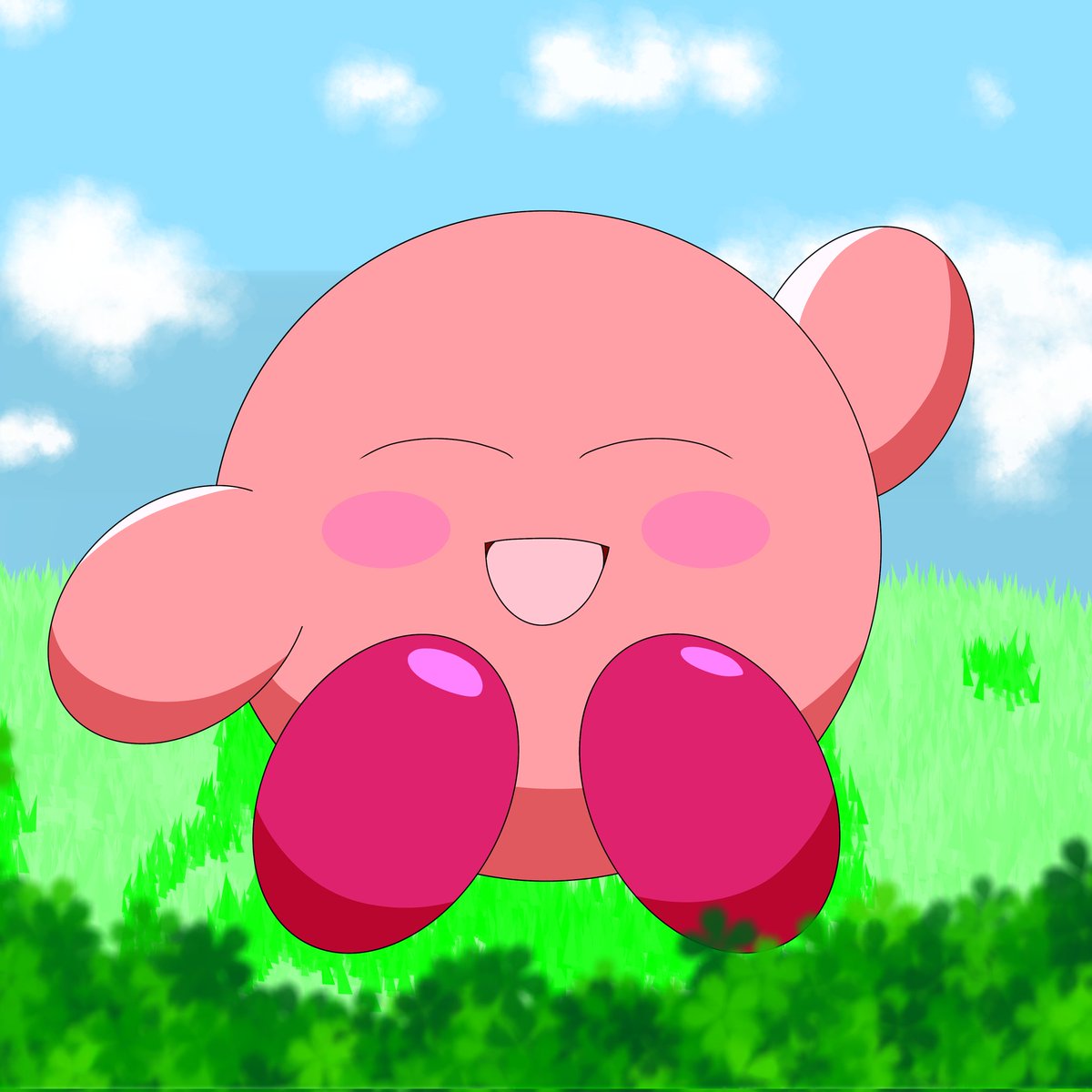 This is should be a comeback gift for me bcoz i am now posting art in here
#Kirby #newgrounds