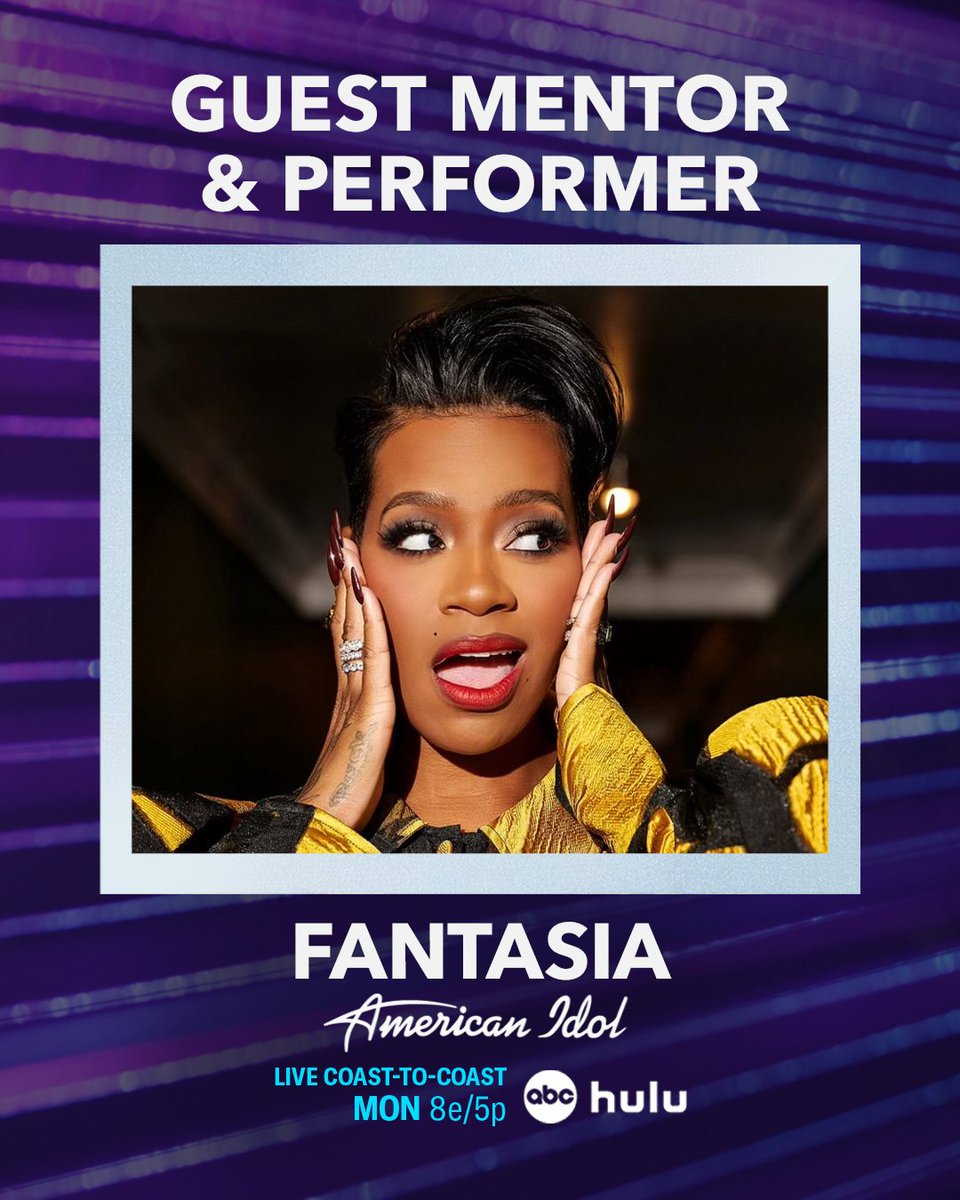 AmericanIdol's tweet photo. An #AmericanIdol winner becomes a mentor. 💜 It’s an honor to have @TasiasWord with us on Monday for our Iconic #IDOL Moments show!!

Photo credit: Cyndi Brown https://t.co/evUKisd11M