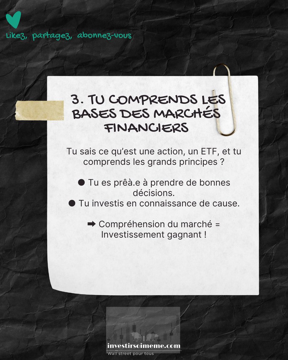 ISoimeme's tweet photo. PRÊT À FRANCHIR LE PAS ET INVESTIR EFFICACEMENT ?
Bénéficie d'un appel stratégique GRATUIT de 30 minutes pour faire décoller ton investissement #FinancePerso #InvestissementRéussi #Formation #investirsoimeme https://t.co/lW0XFtqpBl