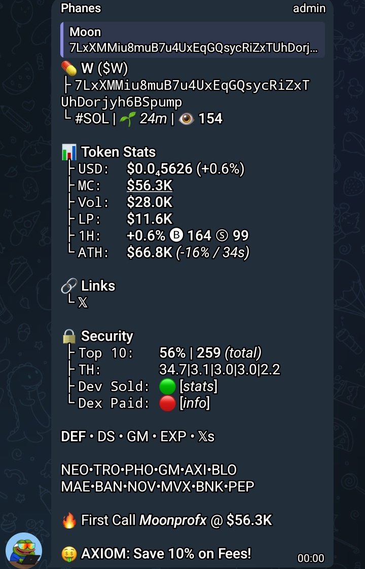Watch your entry on $W
Buy on dip 
Gamble wisely 
CA 
7LxXMMiu8muB7u4UxEqGQsycRiZxTUhDorjyh6BSpump