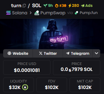 MyTurnCTO's tweet photo. #30 on Dex . 280x Boost.Dex ads paid

100k mc, this is your entry!

Sending. https://t.co/QU0X9K2hZu