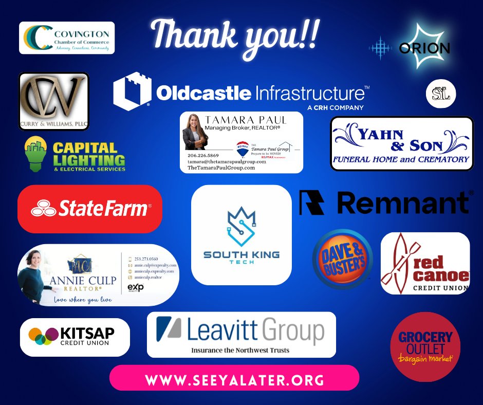 SeeFdn's tweet photo. Thank you Trivia Night Sponsors!! https://t.co/wURxYwR3nZ