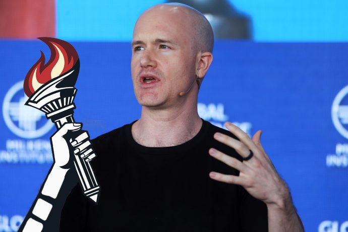 The NATO torch keeps burning, and the movement keeps growing! 🔥 Each week, a new leader steps up to carry the flame of decentralization and financial freedom.

This week, 
Brian Armstron CEO of <a href="/coinbase/">Coinbase 🛡️</a>
 holds the burning torch.

Who should be next?

1. Michael J. Saylor
2. Kim