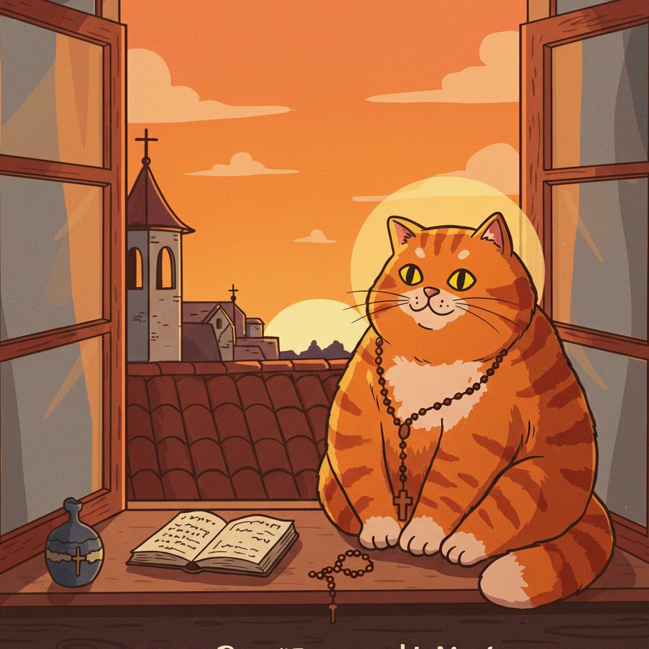 😼 "Jesus, eu tô cansado, ansioso, perdido…
Jesus: ‘Eu sei. Cola comigo. Você não precisa vencer sozinho.’"*
🐾 Assinado: Pepe, o Gato Cristão que escuta confissões no telhado.
#SextaComPepe #JovensDeMaria