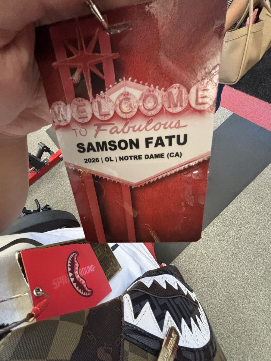 Samson Fatu (@samson_fatu) on Twitter photo Had a great time today at <a href="/unlvfootball/">UNLV Football</a> . Thank you for welcoming me!
<a href="/CoachSollenne/">Mike Sollenne</a> <a href="/CoachDanMullen/">Dan Mullen</a> <a href="/Coach_JRowe/">Jonathon Rowe</a> <a href="/EvanYabu/">Evan Yabu</a> <a href="/SukiVTHO/">Coach SukiV</a> <a href="/hellstarsports/">Hellstar Sports</a> <a href="/FloresUsc/">Andy Flores</a> Had a great time today at <a href="/unlvfootball/">UNLV Football</a> . Thank you for welcoming me!
<a href="/CoachSollenne/">Mike Sollenne</a> <a href="/CoachDanMullen/">Dan Mullen</a> <a href="/Coach_JRowe/">Jonathon Rowe</a> <a href="/EvanYabu/">Evan Yabu</a> <a href="/SukiVTHO/">Coach SukiV</a> <a href="/hellstarsports/">Hellstar Sports</a> <a href="/FloresUsc/">Andy Flores</a>