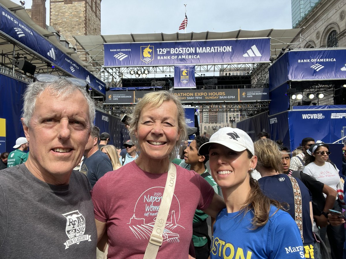CoachTenKate's tweet image. BOSTON 2025 was fun as always! 40 years ago I ran.. today my daughter Melissa ran her 3rd Boston in just over 3 hrs.  Off her 2:49 PR but still “a great day to run”.  Also met Zac Pannings parents and Kevin Hanson in Framingham! @hansonsrun