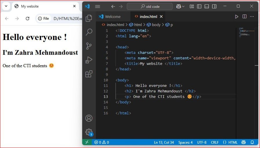 𝒵𝒶𝒽𝓇𝒶 ℳℯ𝒽𝓂𝒶𝓃𝒹ℴ𝓊𝓈𝓉 (@zahra_2003_m) on Twitter photo "Sometimes a simple start can change your destiny... you just have to believe it."
#afghangirlscode
#HTML
#codetoinspire
<a href="/E_Ehrari/">Ehsan Ehrari</a>
<a href="/CodeToInspire/">Code to Inspire</a> "Sometimes a simple start can change your destiny... you just have to believe it."
#afghangirlscode
#HTML
#codetoinspire
<a href="/E_Ehrari/">Ehsan Ehrari</a>
<a href="/CodeToInspire/">Code to Inspire</a>