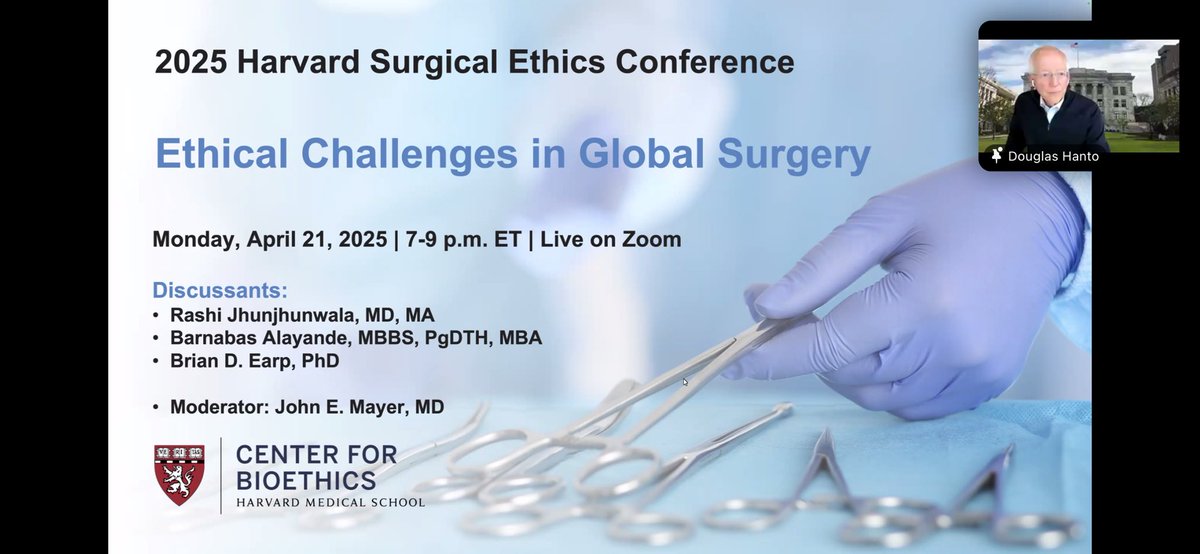Akwi Asombang MD MPH (@akwiasombangmd) on Twitter photo Prepping for the 2025 Harvard Surgical Ethics Course <a href="/HMSbioethics/">Harvard Medical School Center for Bioethics</a> with <a href="/RashiJhun/">Rashi Jhunjhunwala</a> <a href="/DrBarnabasAlay/">Barnabas Alayande</a> <a href="/briandavidearp/">Brian D. Earp, Ph.D.</a>
#HMSBioethics #Globalsurgery #globalhealth Prepping for the 2025 Harvard Surgical Ethics Course <a href="/HMSbioethics/">Harvard Medical School Center for Bioethics</a> with <a href="/RashiJhun/">Rashi Jhunjhunwala</a> <a href="/DrBarnabasAlay/">Barnabas Alayande</a> <a href="/briandavidearp/">Brian D. Earp, Ph.D.</a>
#HMSBioethics #Globalsurgery #globalhealth