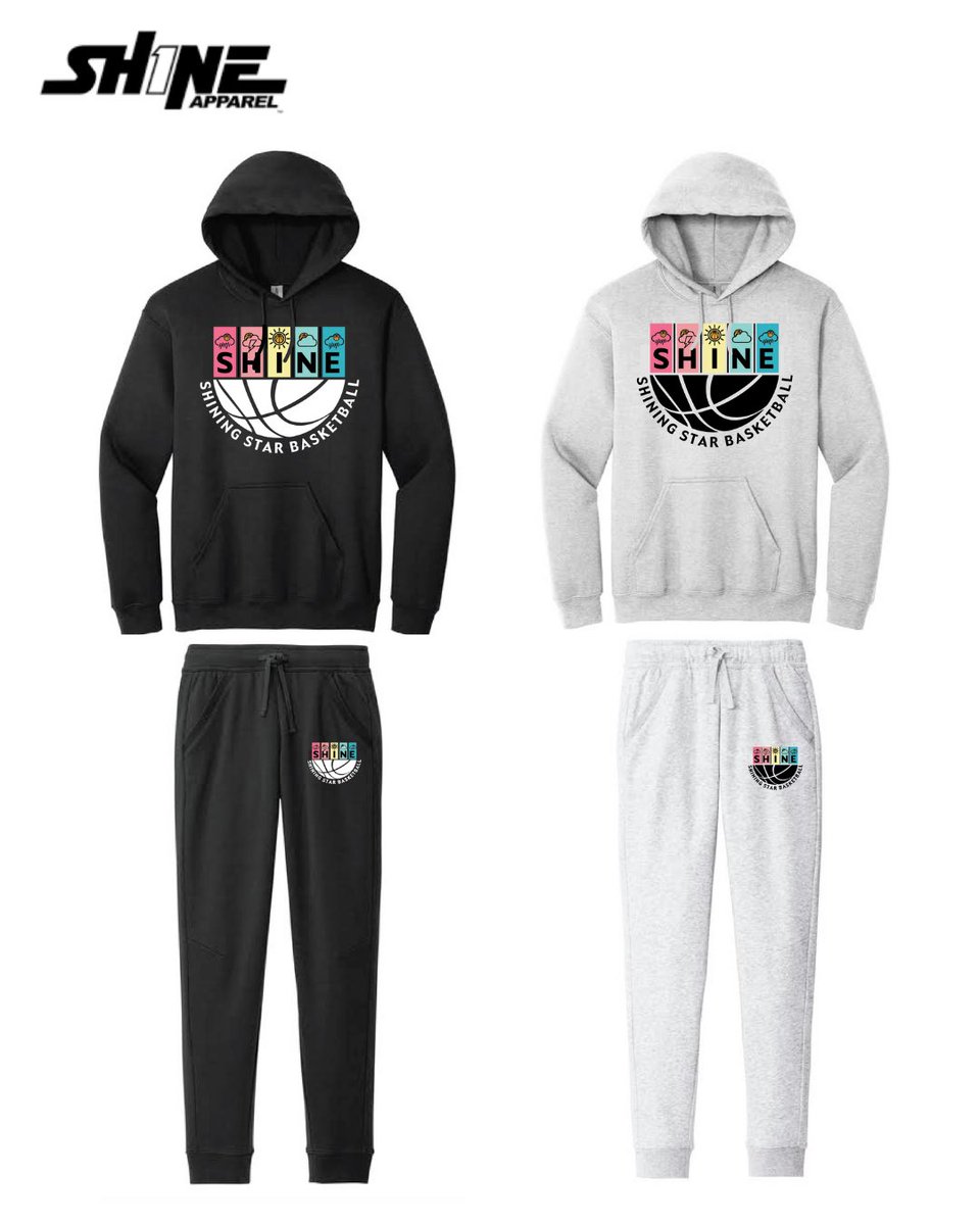 ShineOneApparel's tweet photo. Shine bright this season with our affordable basic hoodies &amp; sweatpants 🌟 Perfect for those laid-back spring/summer days &amp; the AAU grind. 

https://t.co/M6sC0Uv8jH

#StayComfy #RainOrShine #ShiningStar #AAUReady #SpringVibes https://t.co/Eff4jCiJy0