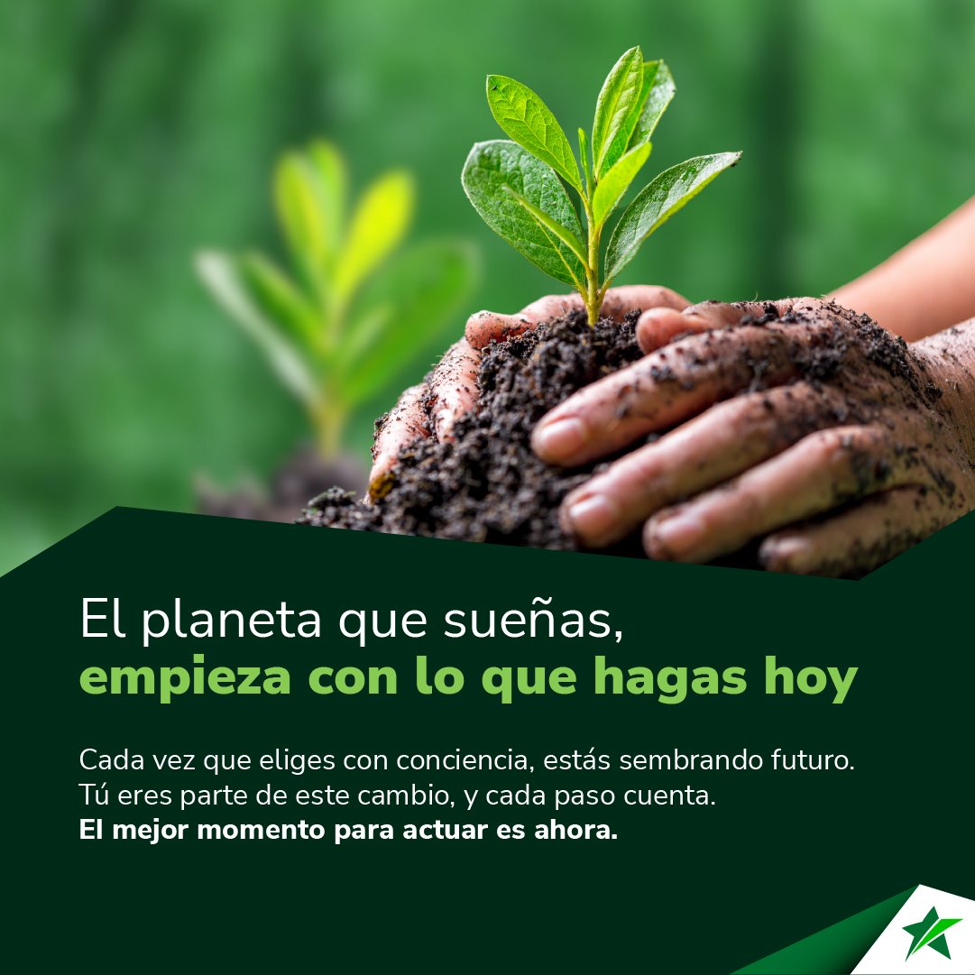Elplaneta que sueñas también empieza por lo que otros ven en ti, en el día de la tierra te invitamos a elegir con conciencia acciones en Pro de hábitos sostenibles, tu también inspiras.
