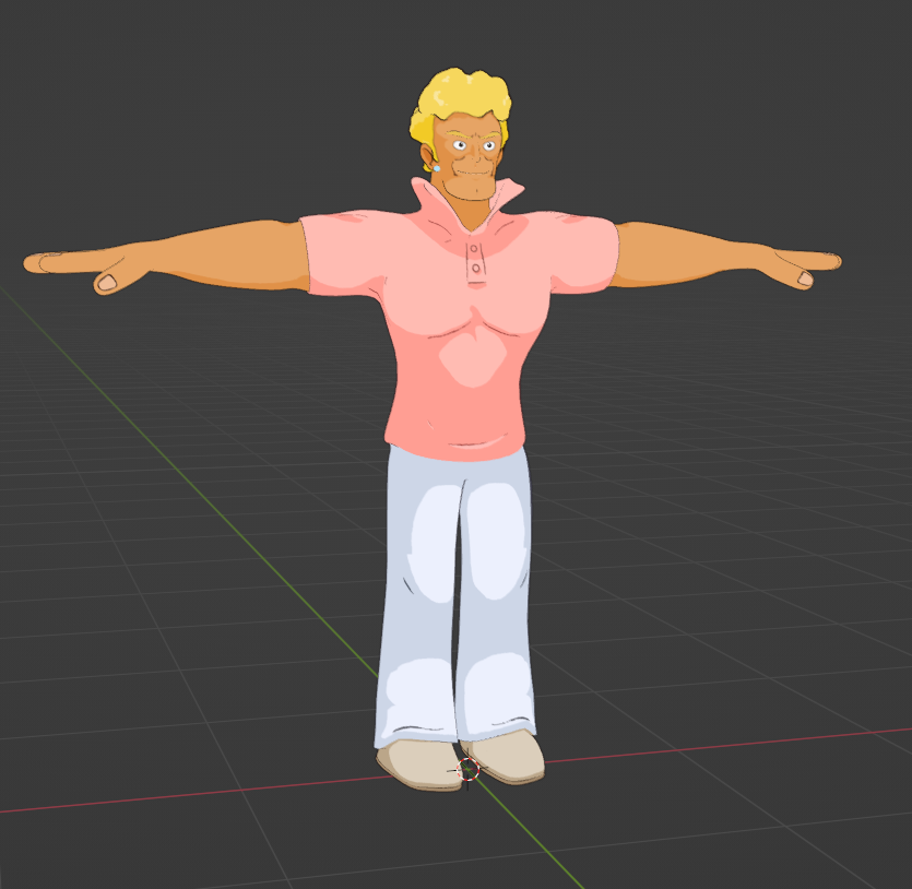 3dgammer's tweet photo. @BrodyFoxx  I wanted to make a 3d model of Brody Foxx from Yo Mama, there were no models out there really, so I decided to give it a shot, I did not have much to go off to turn a 2d character into a 3d character. https://t.co/DXvwLzOcBO