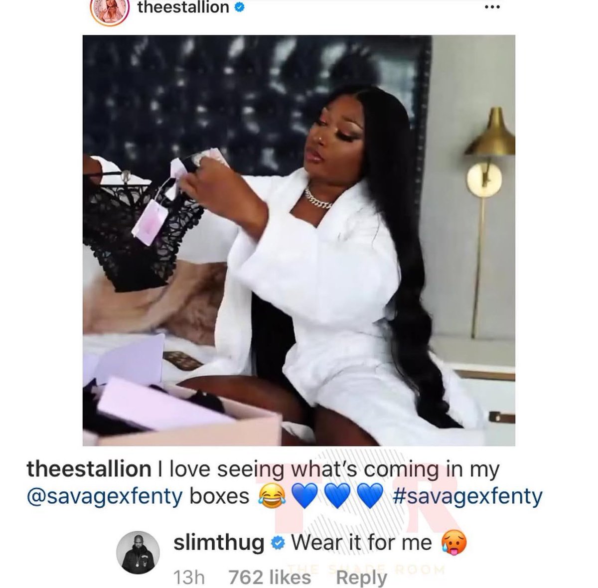 tinasnowslut's tweet photo. thread of slim thug harassing megan thee stallion and being a creep since 2020: https://t.co/Si0tiiUDbG