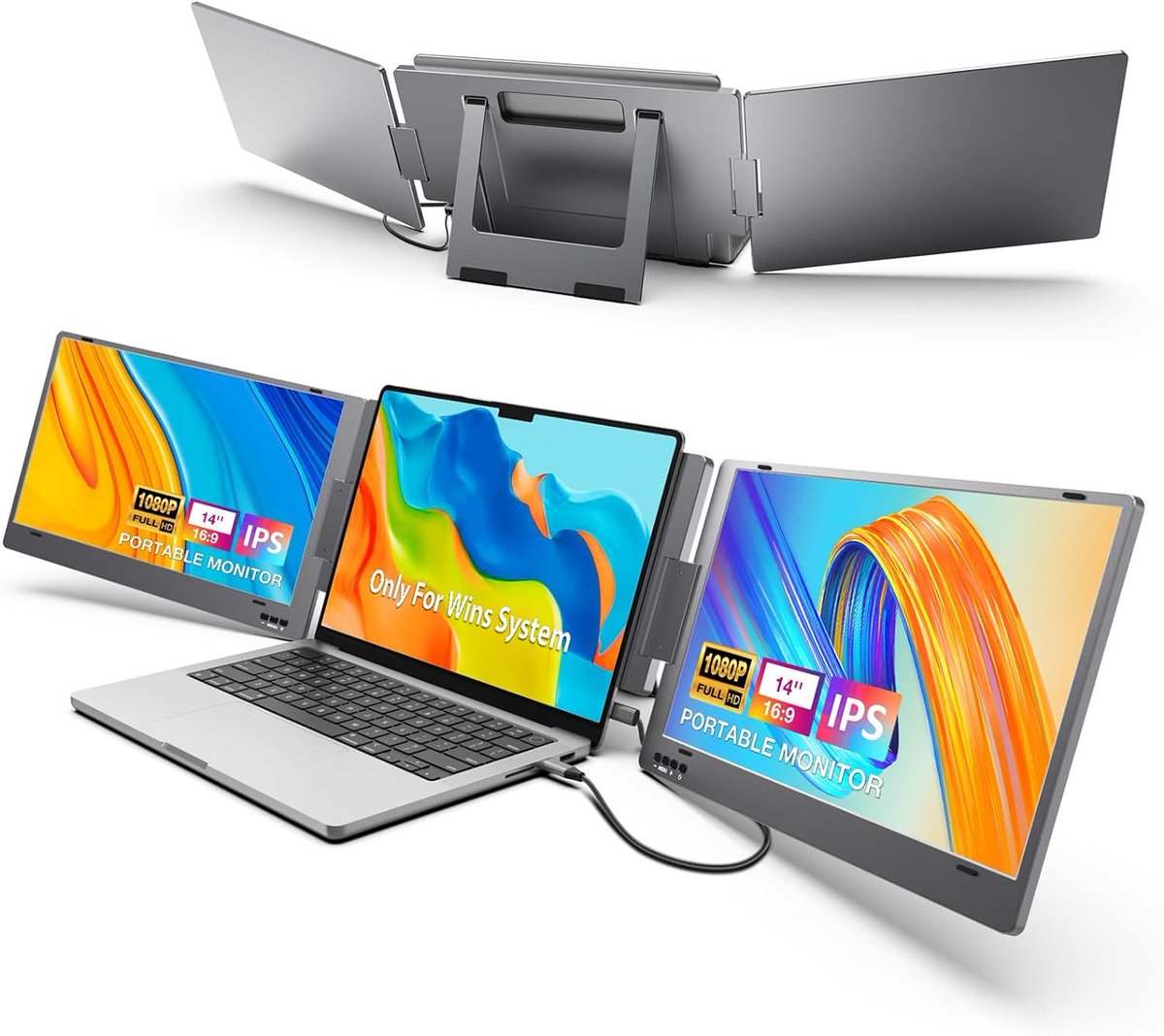 OtterDeals's tweet image. 💻 28% Off! Only $179.99! KYY Triple Laptop Screen Extender (14&quot; FHD IPS)
➡️ otterdeals.com/product/kyy-tr…
#LaptopScreenExtender #TripleMonitor #PortableMonitor #KYY #WorkFromHome #Multitasking