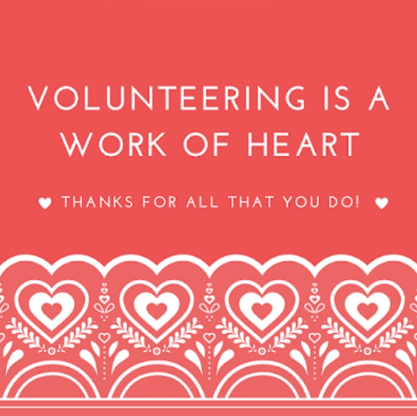 It's VOLUNTEER APPRECIATION WEEK!  Sincere &amp; heartfelt thanks to every person who volunteered their time, talent, or treasure to make our music program vibrant &amp; enriching. Every officer,  parent, guardian, friend, &amp; neighbor who made this year so successful is VERY APPRECIATED!