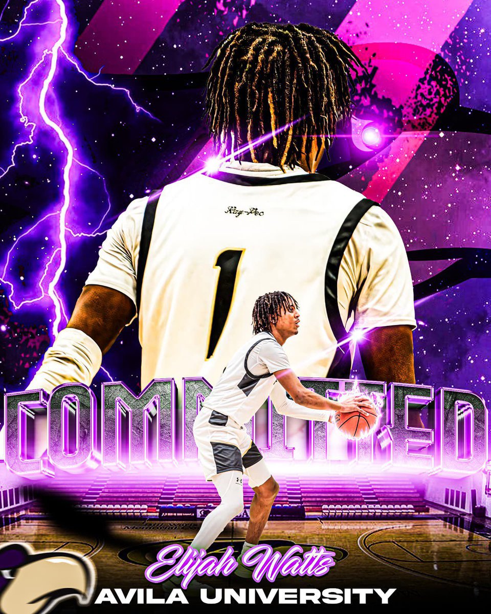 ĒŁĮJĀH (@eli_watts1) on Twitter photo 110% COMMITTED to <a href="/avilamensBB/">Avila University Men’s Basketball</a>
All Glory To God✝️
I want to thank my family, coaches, and friends for guiding and supporting me!
Ready to work🟣⚪️ #GoEagles 110% COMMITTED to <a href="/avilamensBB/">Avila University Men’s Basketball</a>
All Glory To God✝️
I want to thank my family, coaches, and friends for guiding and supporting me!
Ready to work🟣⚪️ #GoEagles