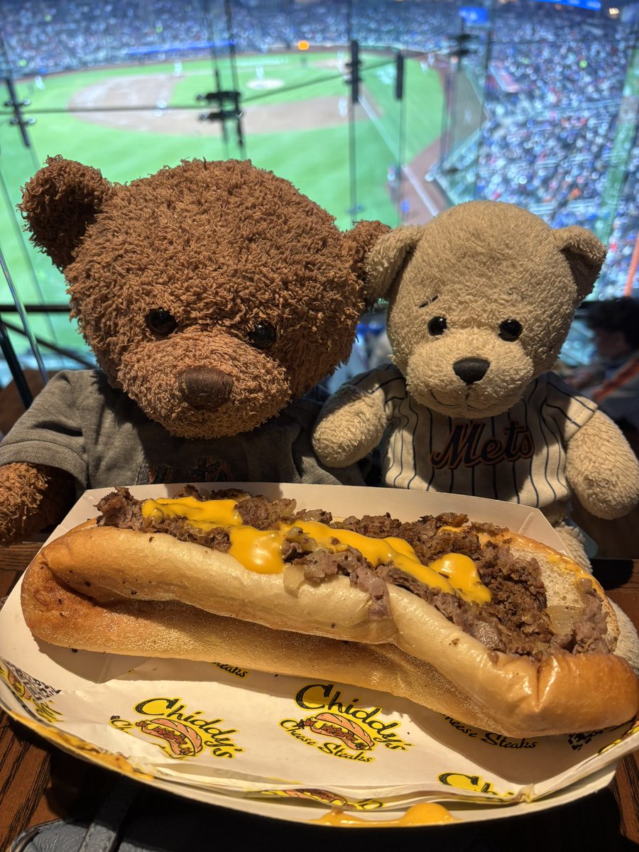 Ed Leyro (@studi_metsimus) on Twitter photo Thanks so much to <a href="/ChiddysSteaks/">Chiddy's Cheesesteaks</a> for tickets to tonight’s Mets game! Joey and Iggy Beartran are thankful as well for the delicious Citi Fielder sandwich! Thanks so much to <a href="/ChiddysSteaks/">Chiddy's Cheesesteaks</a> for tickets to tonight’s Mets game! Joey and Iggy Beartran are thankful as well for the delicious Citi Fielder sandwich!