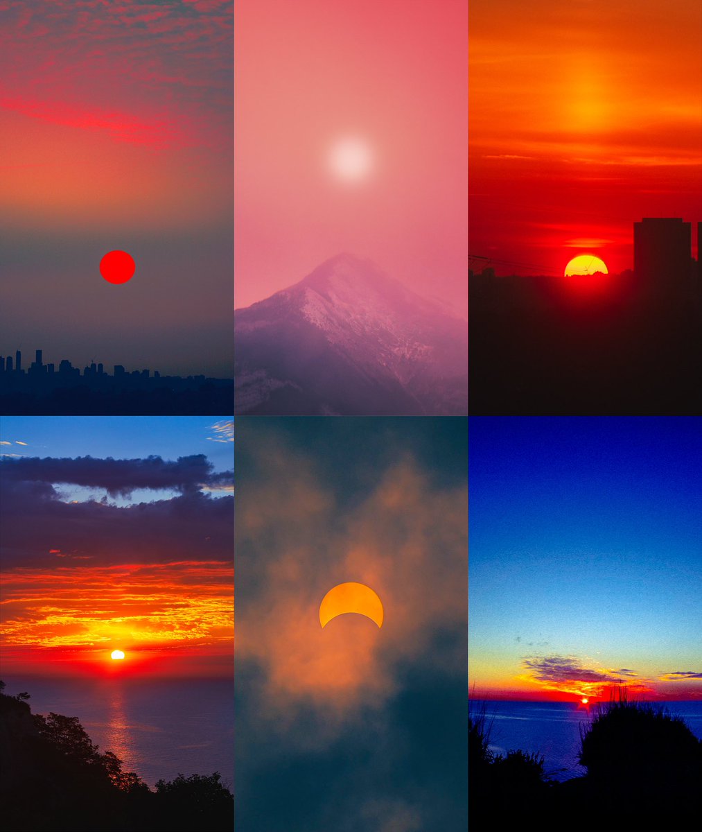 Slices of the sun