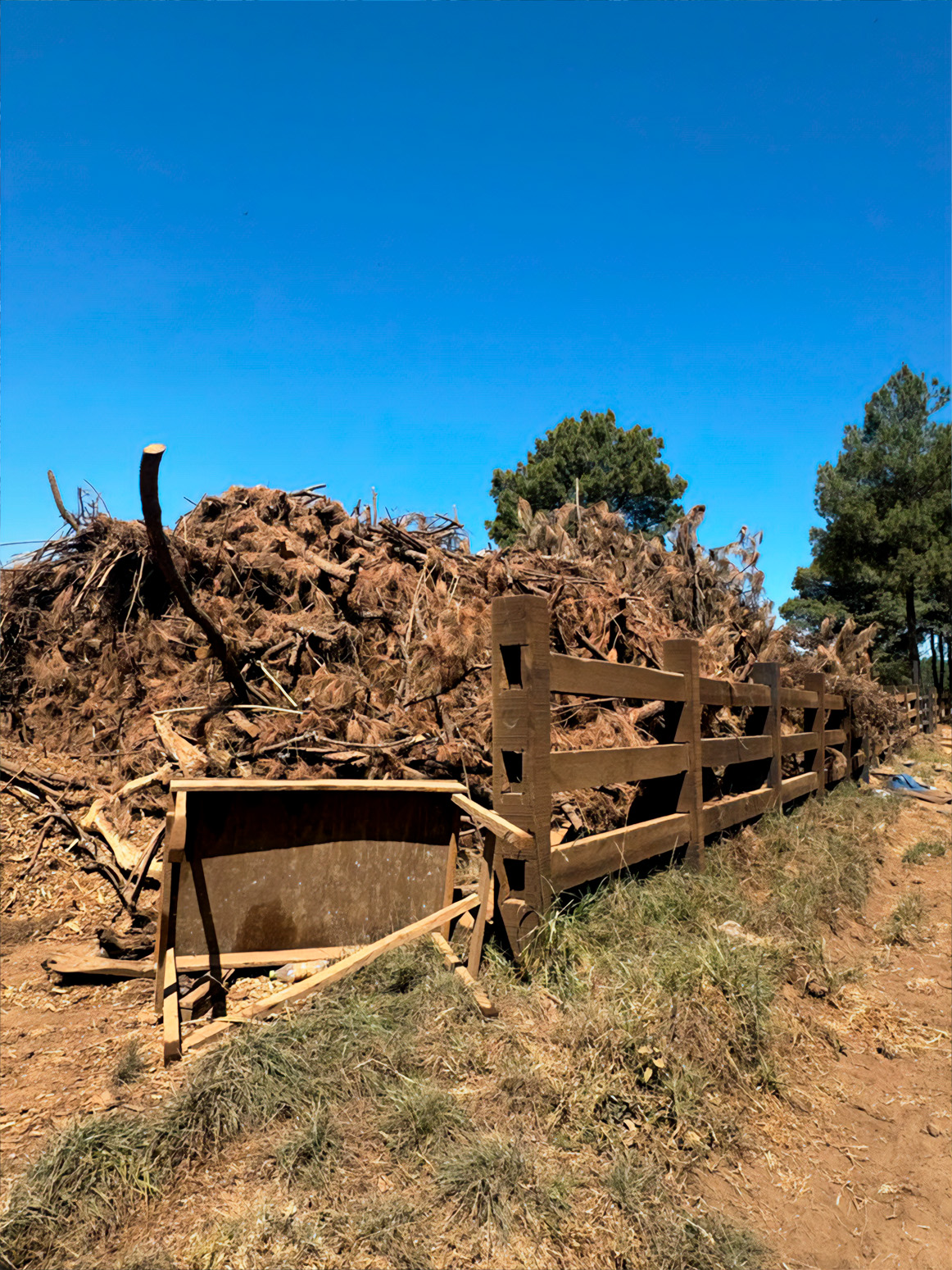 Presa construida sin permisos
