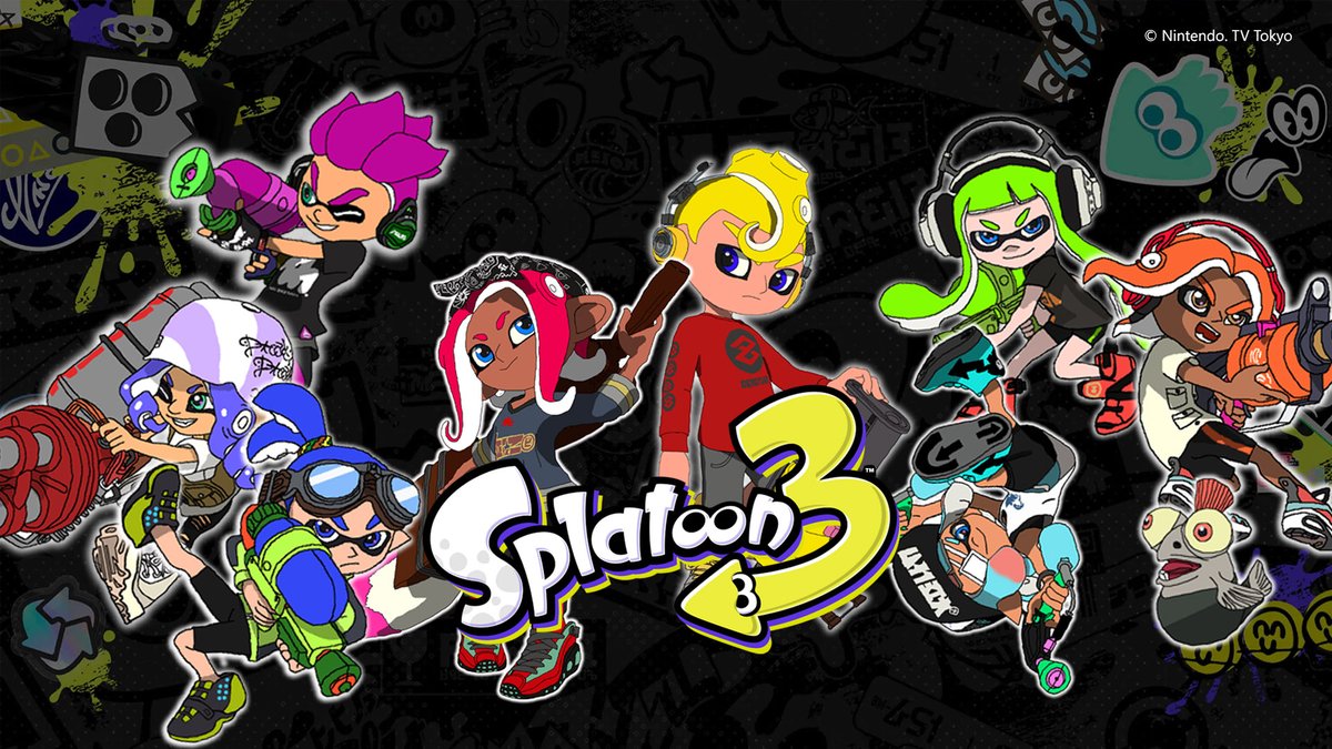 スプラトゥーン3 アニメ バンカラ! is a Base Ninjala Anime Nintendo