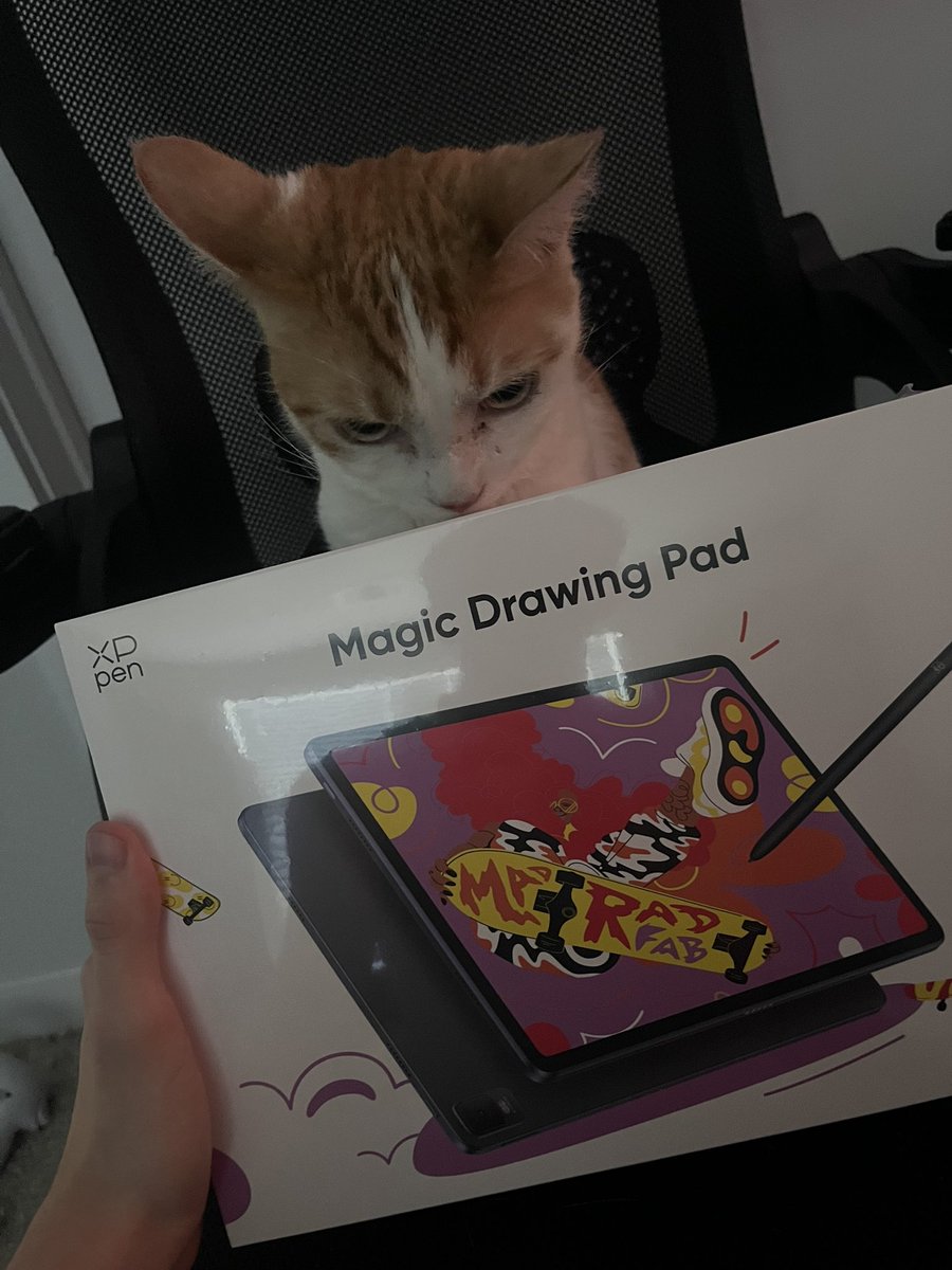 WE’RE SO UP RN!!!

Kitty approves 😼, can’t wait to see what I can do with this thing 😁

.

.

Stinky hashtags for algorithm 😓
#art #drawing #drawingtablet #3D #animation #cat #digitalart #xppen #modeling