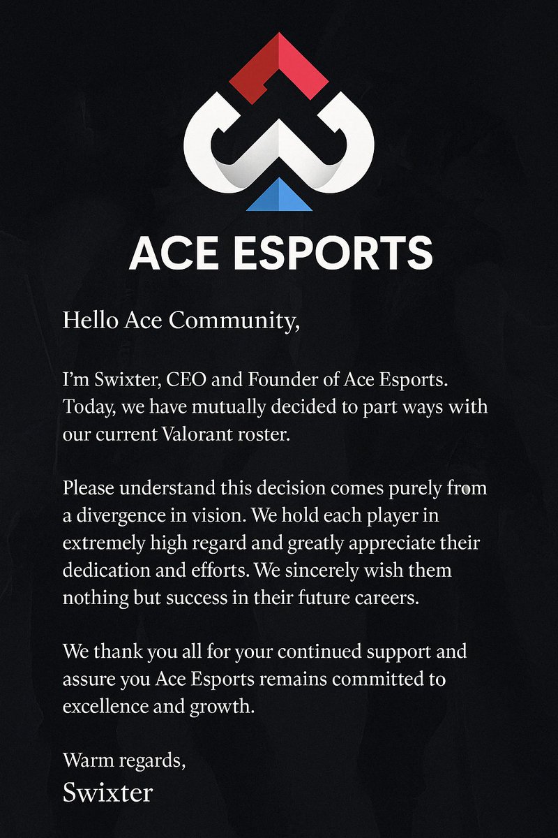 #AceEsportsUpdates #AceValorant #AceUpdate #Esports 

<a href="/sherbfps/">sherb</a> <a href="/FraggVAL/">fraggleton</a> @LeoneFPS_ <a href="/iansnval/">ian</a> <a href="/haeyo_day/">Haeyoday</a>