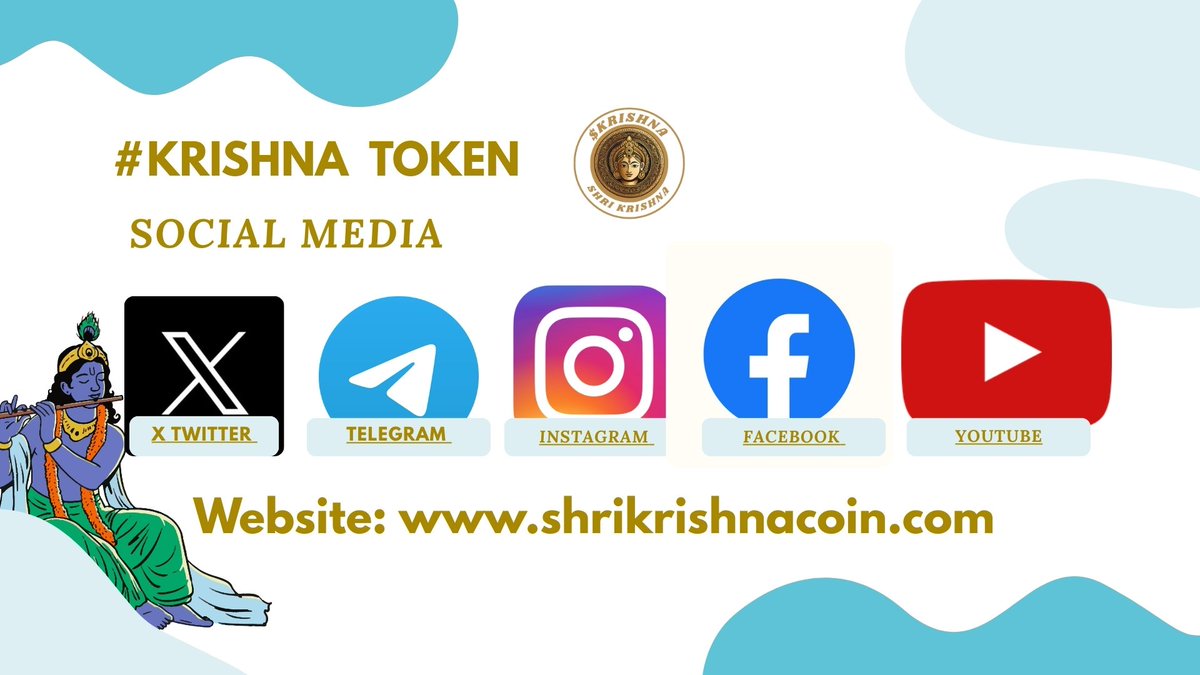 Website 
shrikrishnacoin.com 

Telegram 
t.me/shrikrishnacoi…

Contract 
0x9370f8cbdfae472474b3969c8d1c1eebf30d86f8

Buy
zodiacswap.com

Chart
geckoterminal.com/mainnetz/pools…

Instagram 
instagram.com/shrikrishnacoin