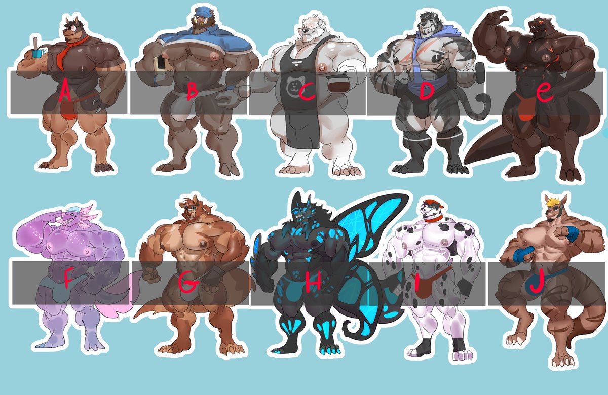 Adoptables Open ~ Visual novel boys 

A side furaffinity.net/view/60659691/
B side furaffinity.net/view/60659768/