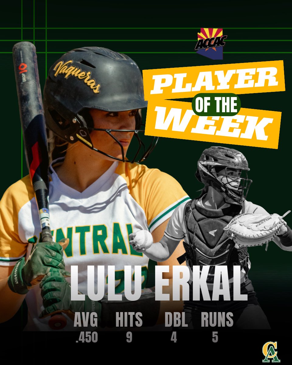 LuLu just doing LuLu things 💪🏼😤

Central claims another player of the week honor for the second week in a row 🥎