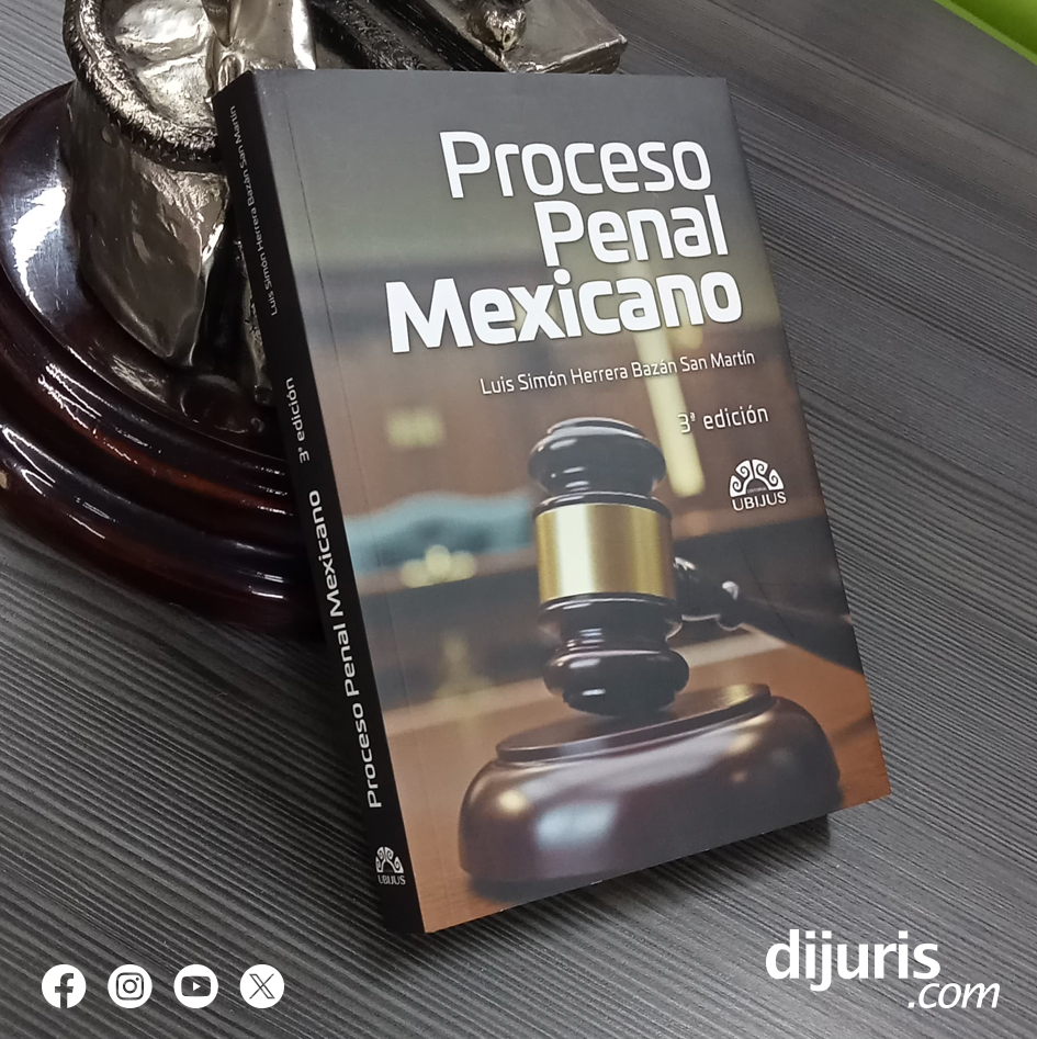 📖 NUEVO
3.ª Edición de PROCESO PENAL MEXICANO
Luis Simón Herrera Bazán San Martín
De $ 499.00 MXN a $ 449.10 MXN hasta el 30 de abril, 2025

YA DISPONIBLE👇👇👇
acortar.link/NlhT8G

#ProcesoPenal #DerechoPenal #Abogado #Derecho #Prueba #Juicio
