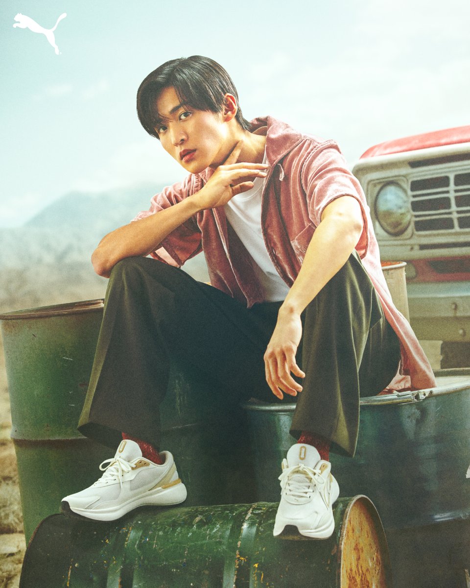 目黒蓮 PUMA 厚底　サンダル　Man