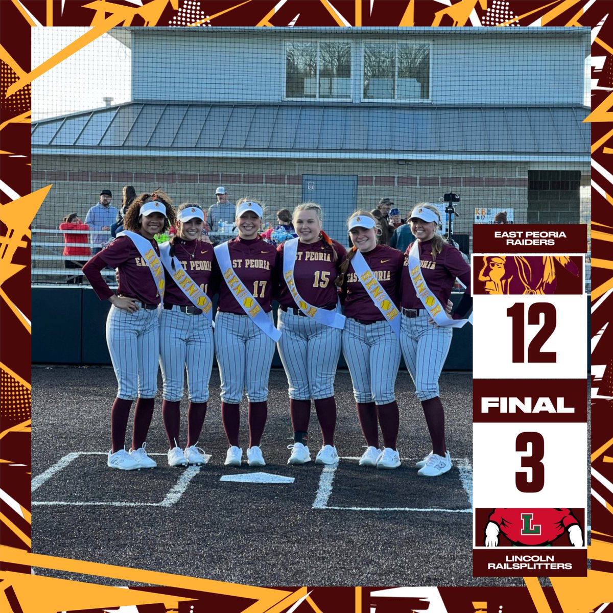 Softball wins on senior night!