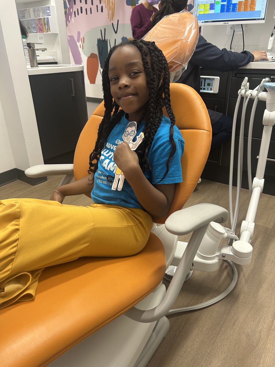 Jabari &amp; K at the dentist office.