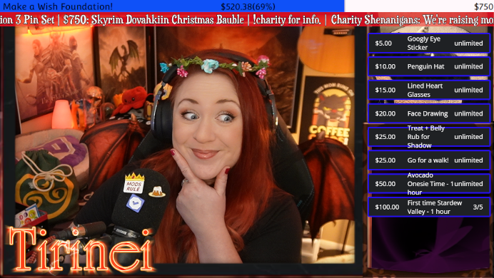 LIVE on  <a href="/TESOnline/">The Elder Scrolls Online</a>  LAST DAY 🐉 for #MakeAWish !CHARITY STREAM 🎁 Giveaways and Silliness! 🎁 #Charity #StreamersforCharity #SFC #P4J  !gift 🍜 !coffee ☕ !merch twitch.tv/tirinei