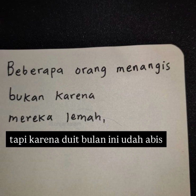 anjanialam's tweet photo. gw 😔☝️ https://t.co/W7HBfse0rb