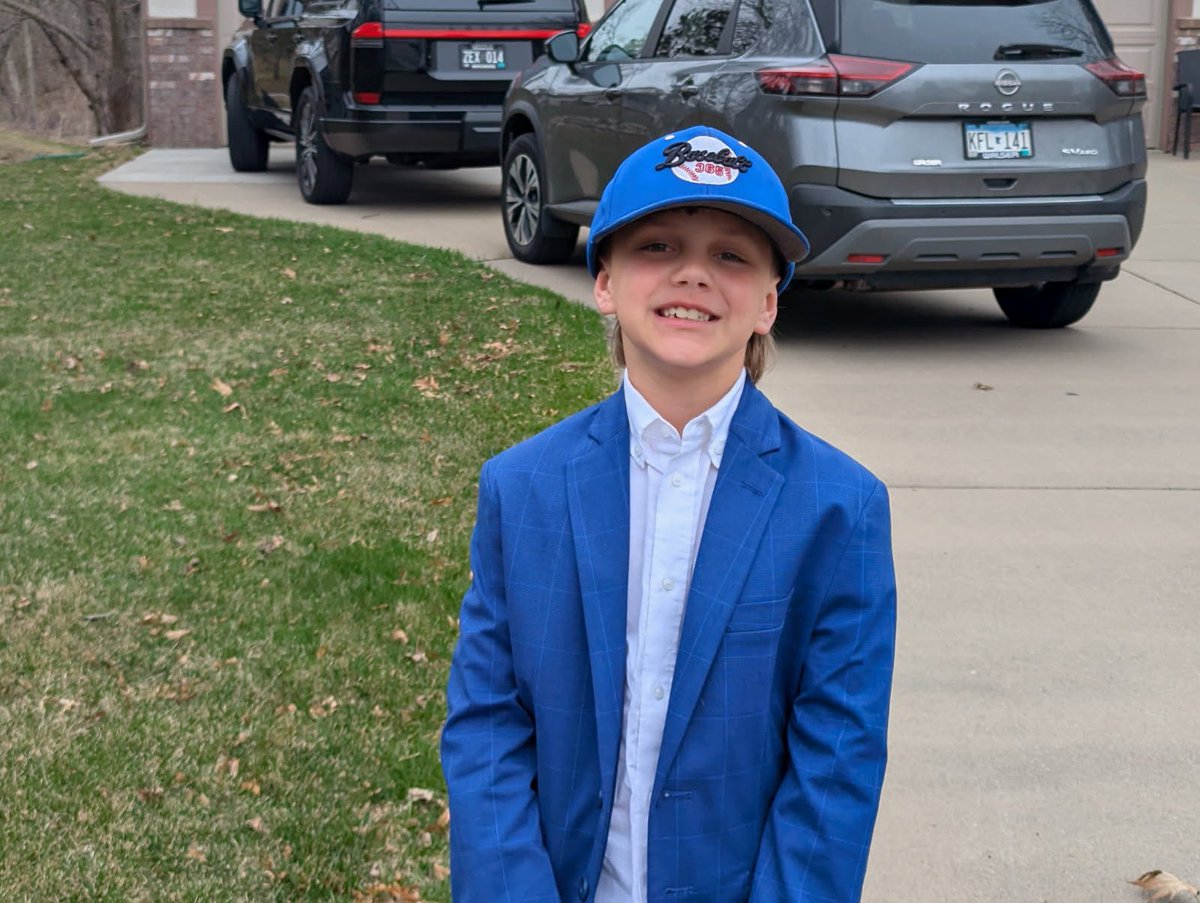 Part of his Easter outfit was our hat!  Thanks for repping us on Easter Sunday, Charlie! ❤️🙏 #baseball365