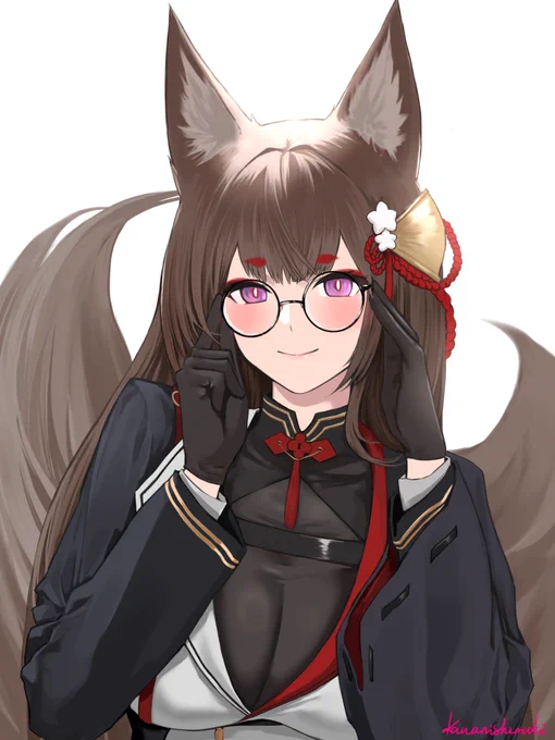 Skebリクエストありがとうございます!丸眼鏡天城さんです#アズールレーン 