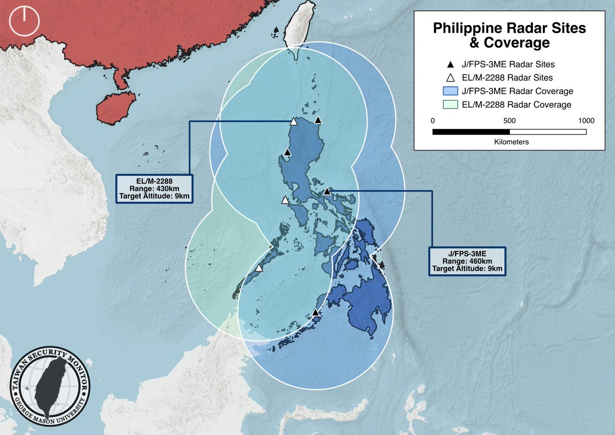 TaiwanMonitor's tweet image. As part of Balikatan 2025, the Philippine Marine Corps and USMC will be participating in an Integrated Air and Missile Defense event. 

Below is a visualization of part of TSM’s work on the AFP’s air defense infrastructure!

Mapping: @ChrisADayton and @ethandconnell