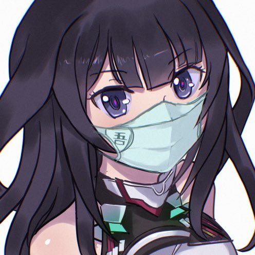 ファンティアに投稿しました!「紺堂地衛理 吾妻楓 顔グラ用立ち絵+マスク差分」  