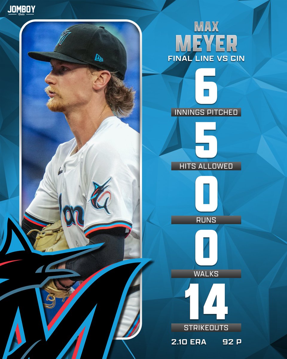 Max Meyer with one of the best pitching performances of the year so far