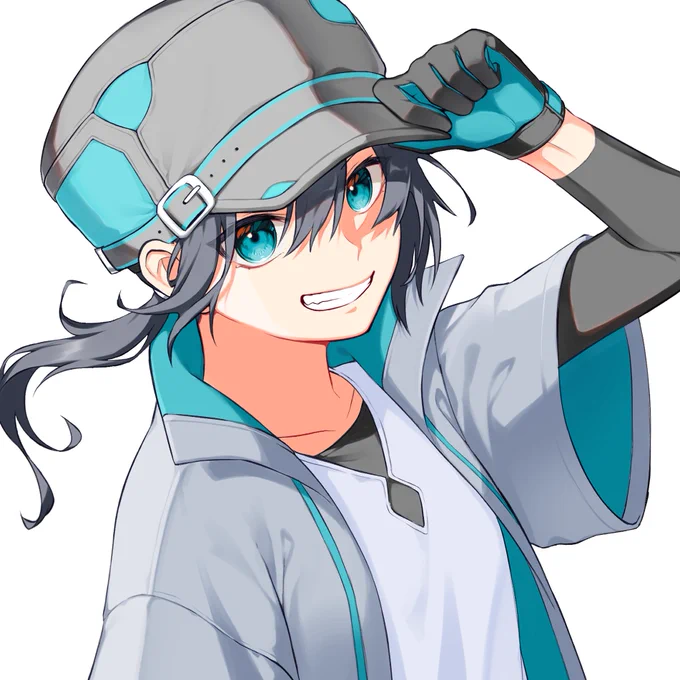 アイコンがそこそこ古い絵でずっと気になってたので息抜きがら描いた手癖100%のキャラ 